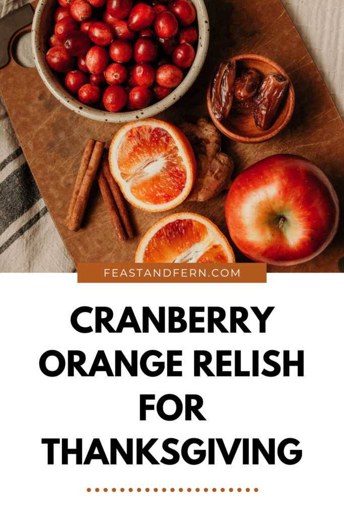 Cranberry relish for thanksgiving dinner #recipes #appetizer #holidaycooking #cranberry #orange #cranberrysauce #cranberryrelish